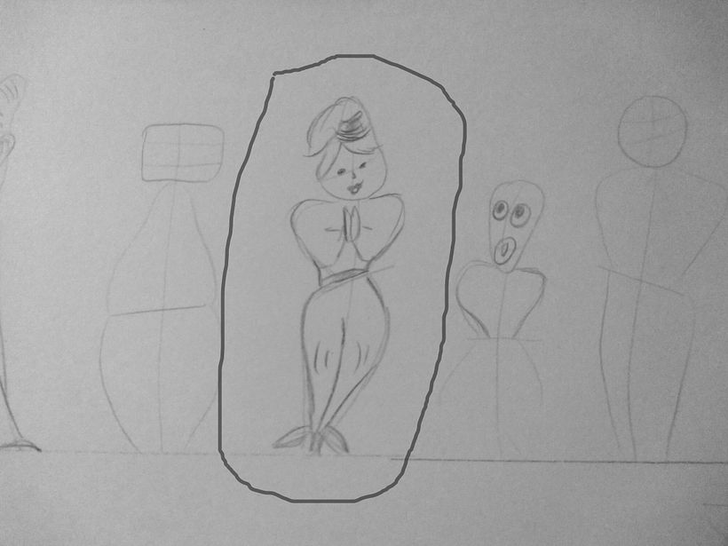 Y mucho menos que esta señorita podría convertirse en cocinera...