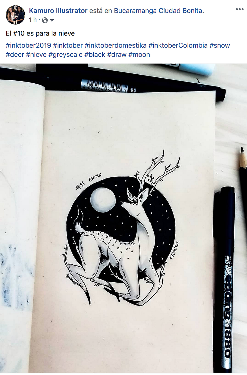 Inktober: dibuja, comparte y gana 1