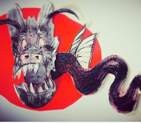 día12:dragón#inktober#injtoberdomestika