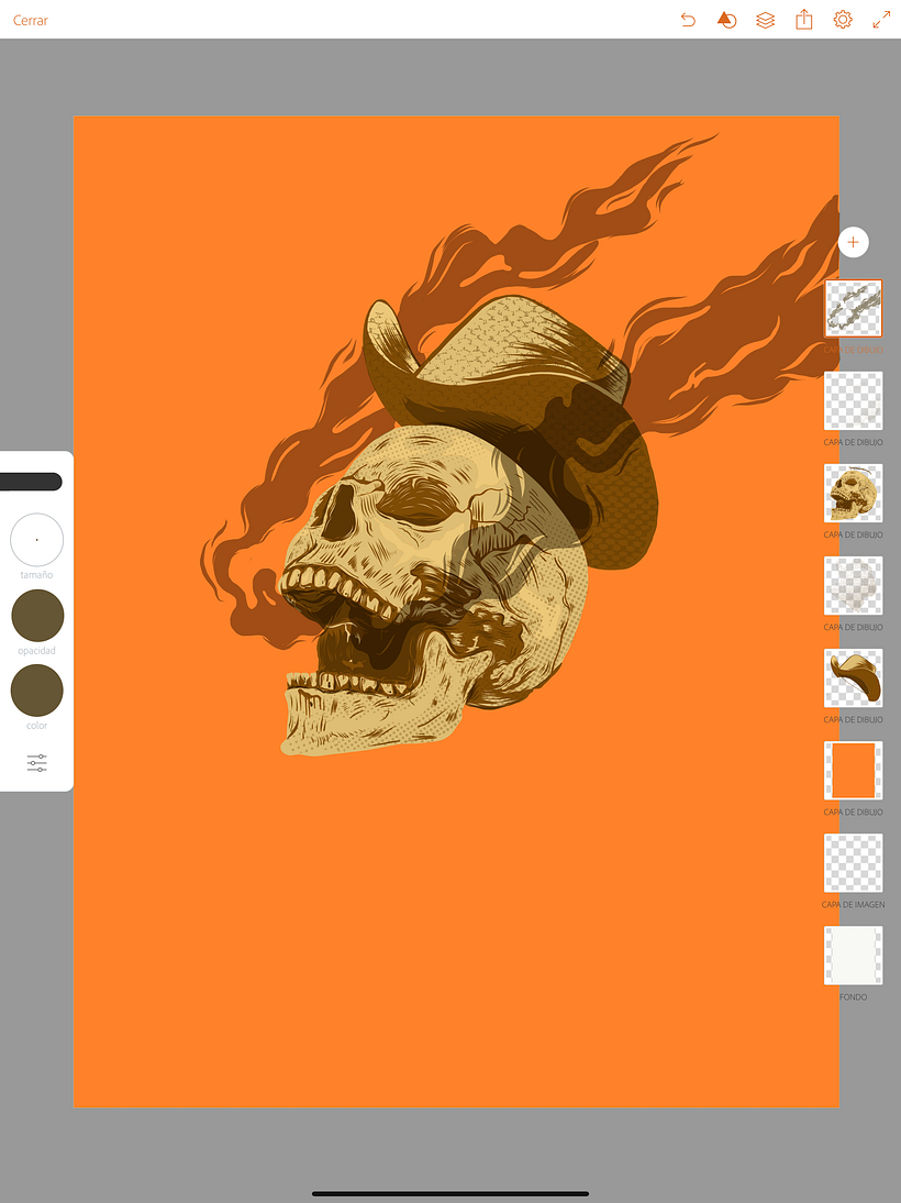 Juan Cirerol western skull 1