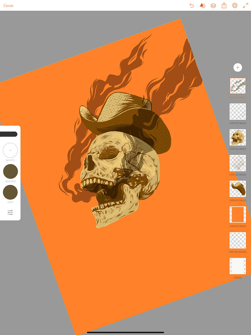 Juan Cirerol western skull 4