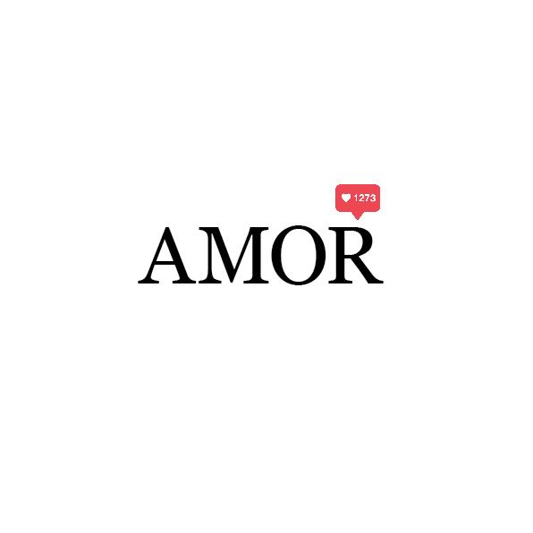 Palabras: amor.