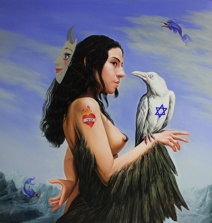 Piscis / Óleo sobre lienzo