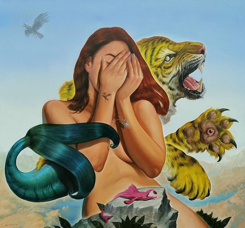 Acuarela / Óleo sobre lienzo