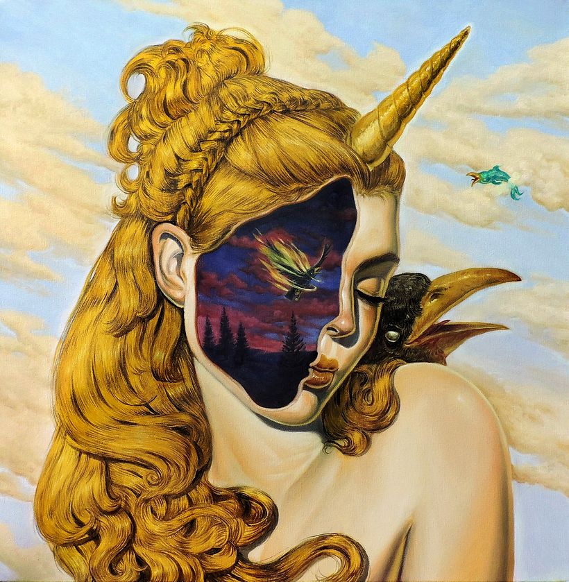 Ámbar / Óleo sobre lienzo