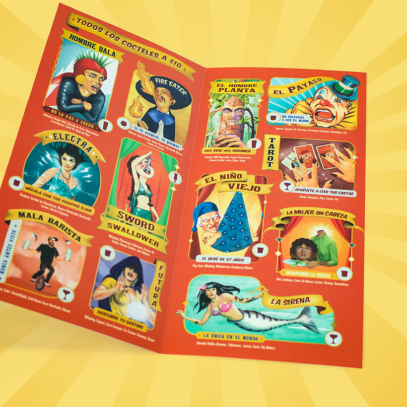 Identidad visual para Amano's Freakshow -1