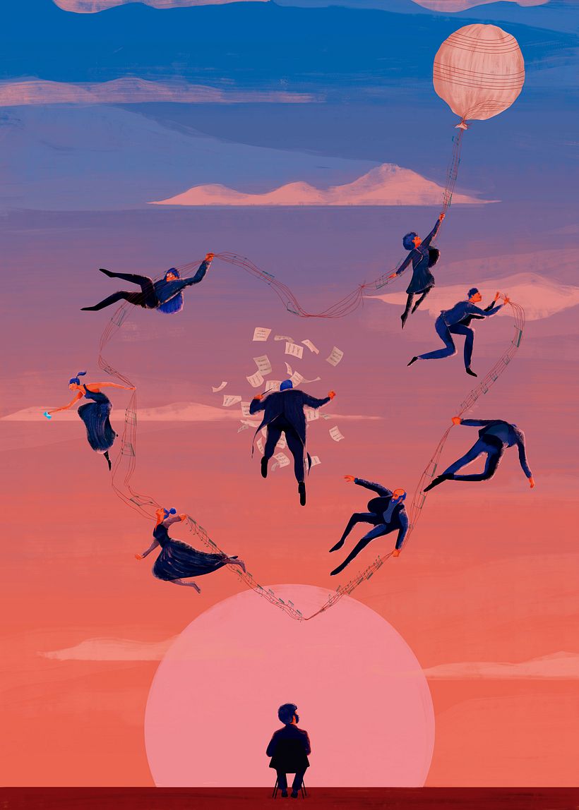 Sonata -  2019 - pintura digital