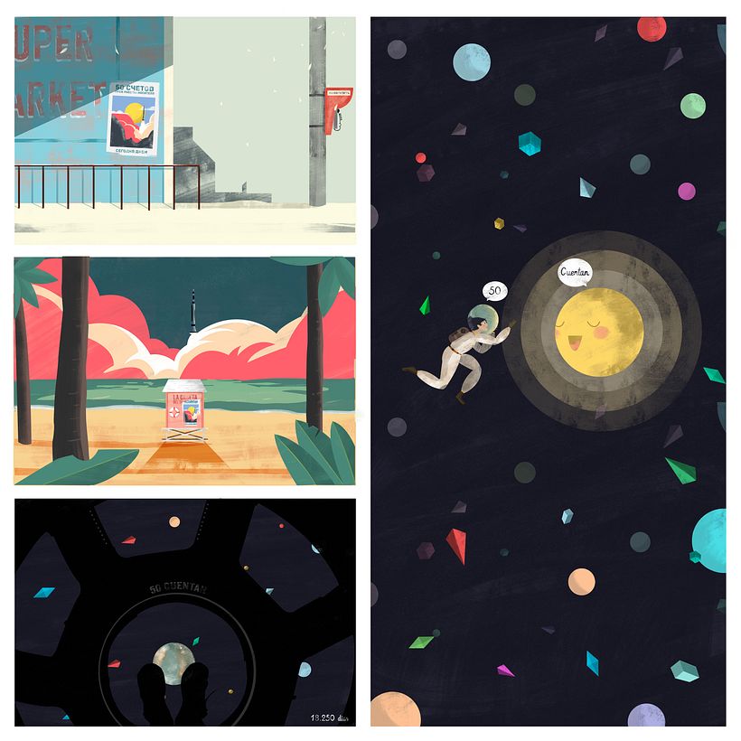 50 cuentan - 2018 - Pintura digital