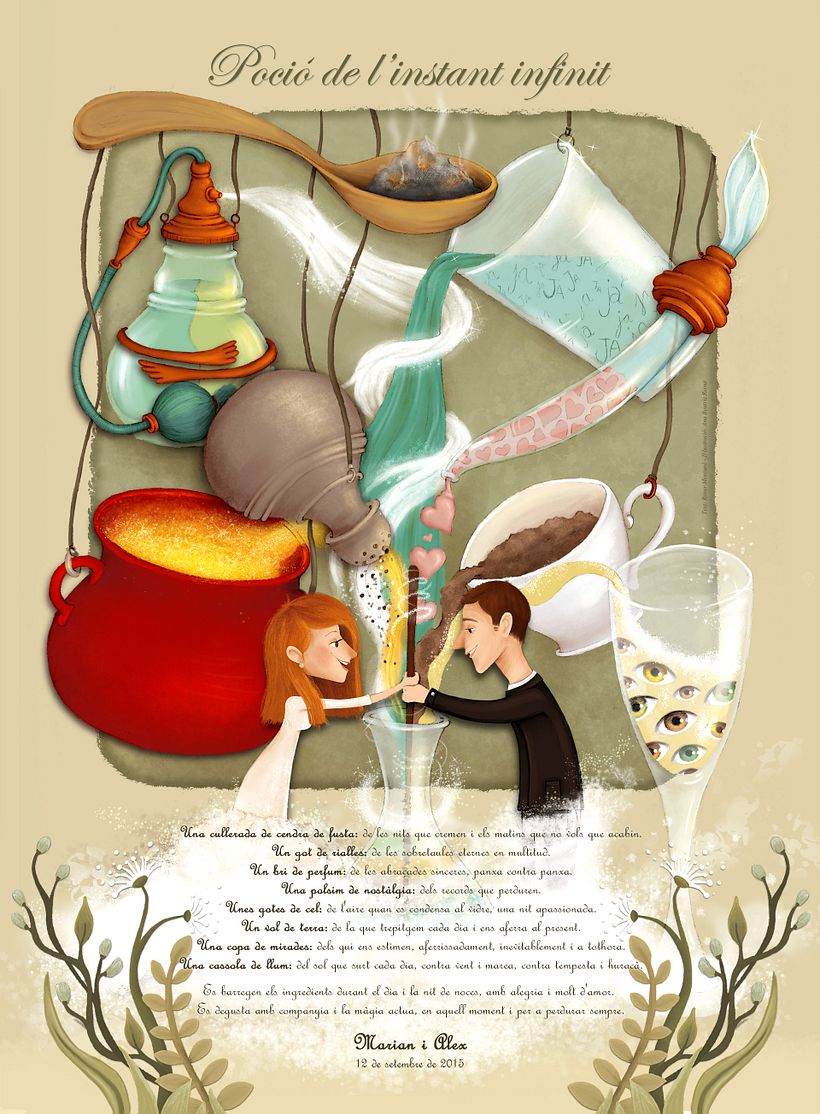 POEMA ILUSTRADO "Poció de l'instant infinit" 1