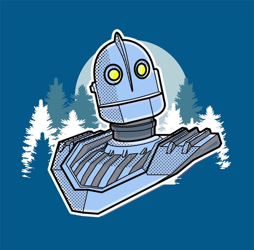 The Iron Giant vector art 0