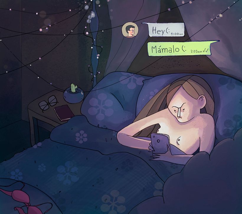 ilustración en photoshop.
