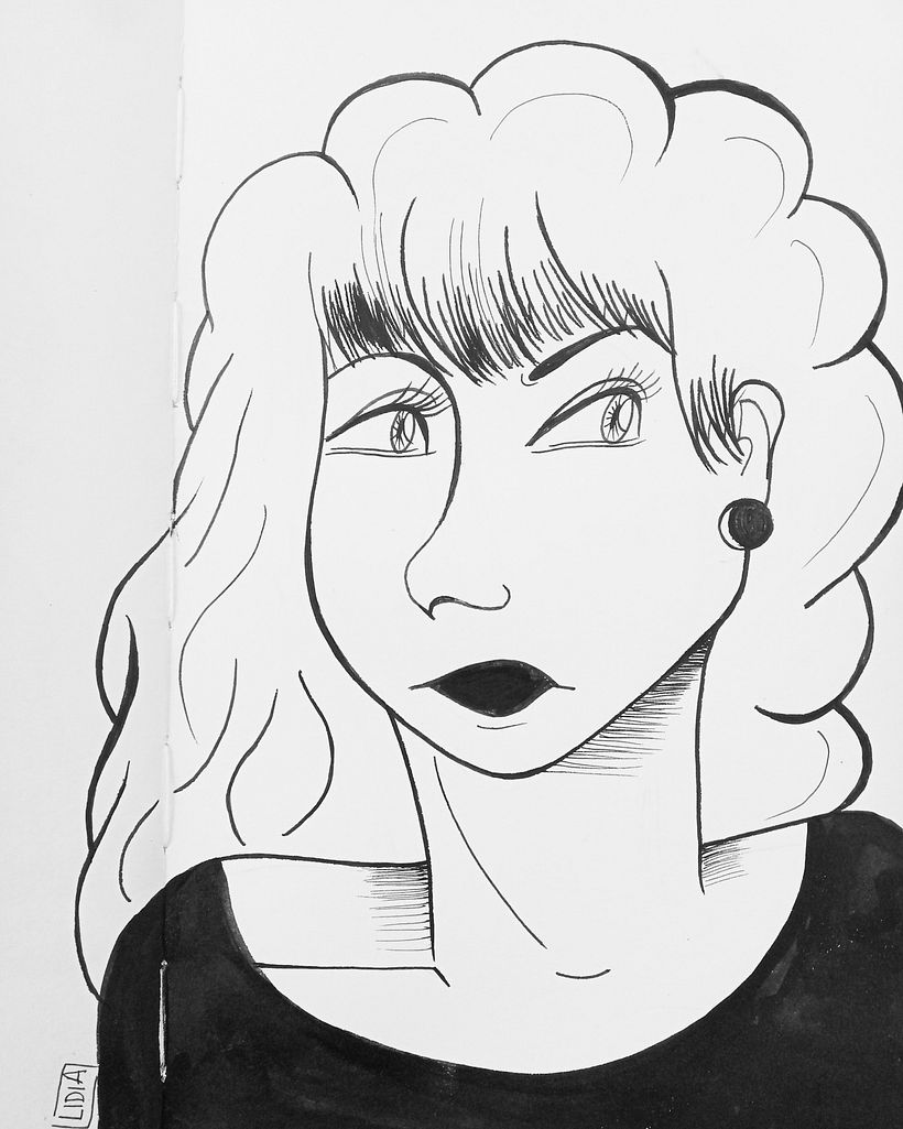 Hecho con rotring y pincel