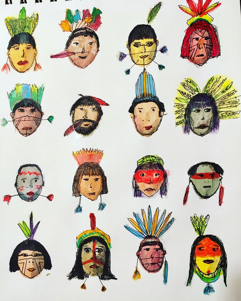 Amazonian faces 0