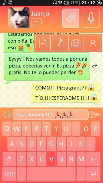 UI de Redes Sociales de Mensajería  2