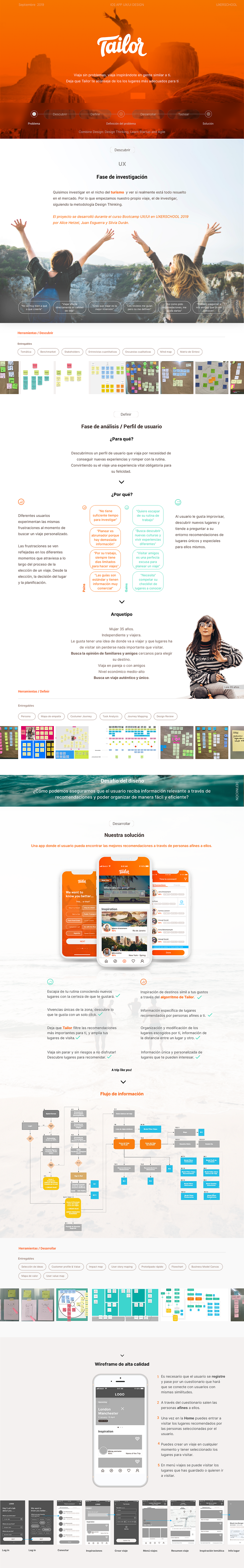 UX/UI Design App - Tailor 1