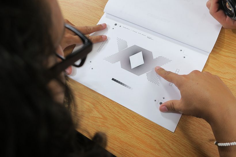 Pantone en prueba fina