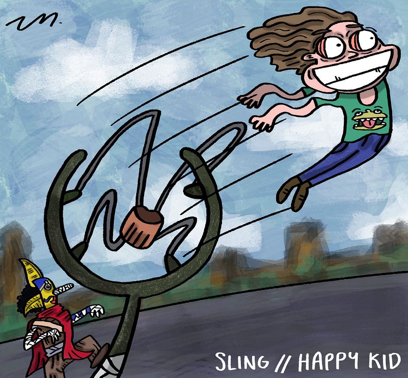 Inktober día 19 - Sling