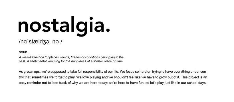 Nostalgia 0