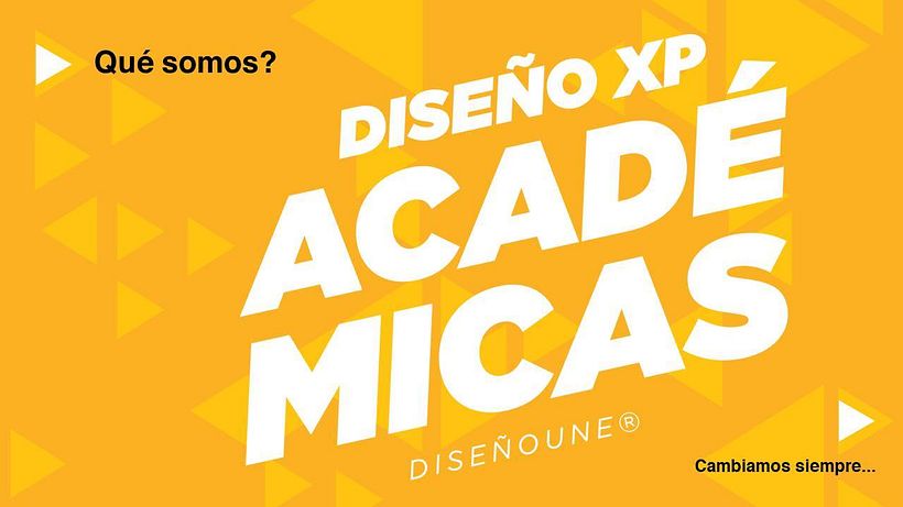 Lo que somos y nos encanta hacer... Diseñar experiencias académicas en diversas áreas...