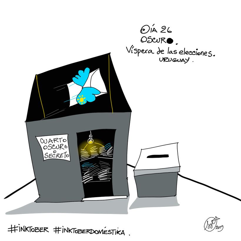 Inktober: dibuja, comparte y gana 1