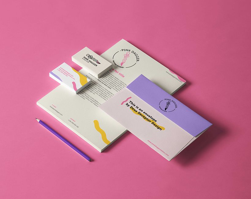 Pink Dagger - Branding 0