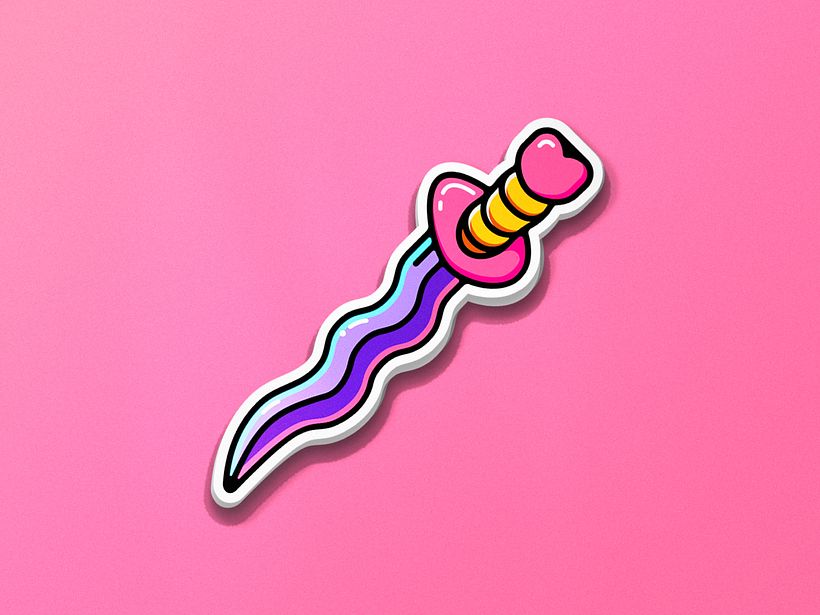 Pink Dagger - Branding 6