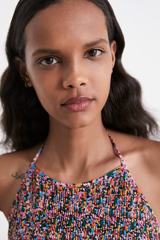 Abstract floral for Zara cono sur 2