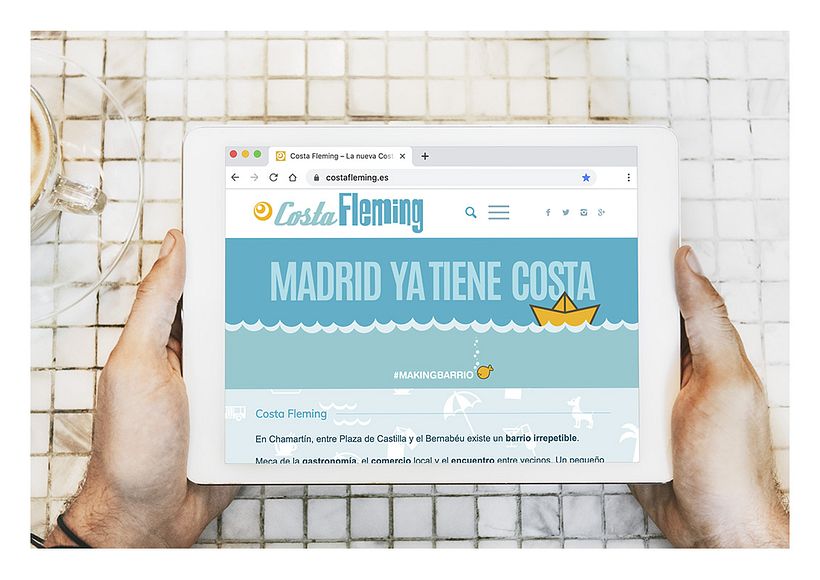 Costa Fleming, making barrio 4