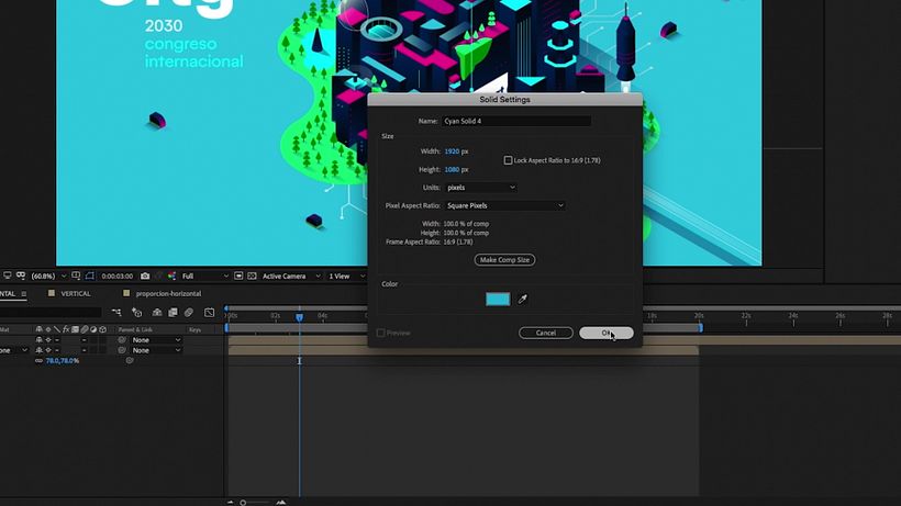 Cómo evitar que Media Encoder renderice el fondo negro