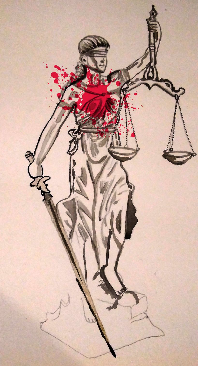 DIA 29 HERIDA. #INKTOBER #INKTOBERDOMESTIKA