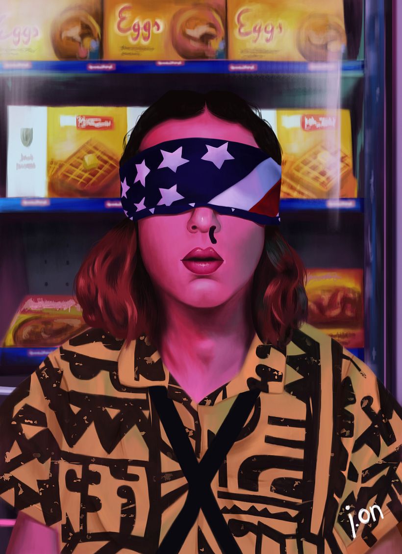 Hola, para proyecto final elegi esta escena de stranger por la riqueza de color, luz y sombra. Muy buen curso! Saludos.