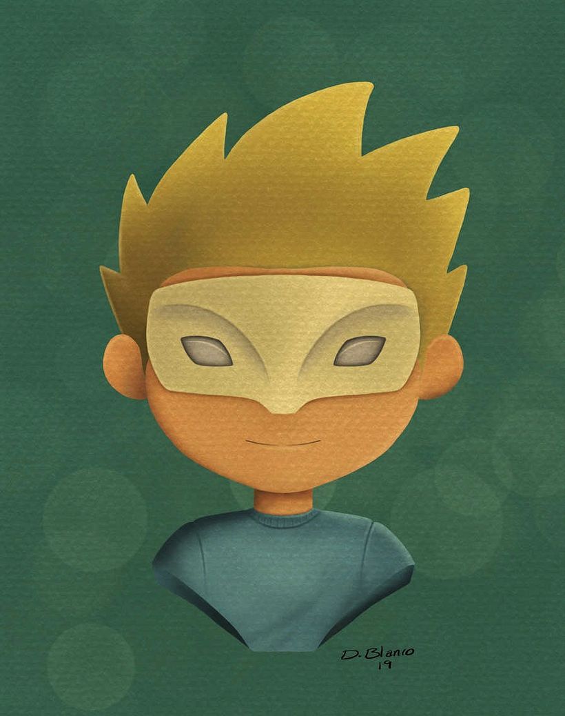 Disfrutando mucho de las clases! Aqui esta mi personaje creado para la tarea. 