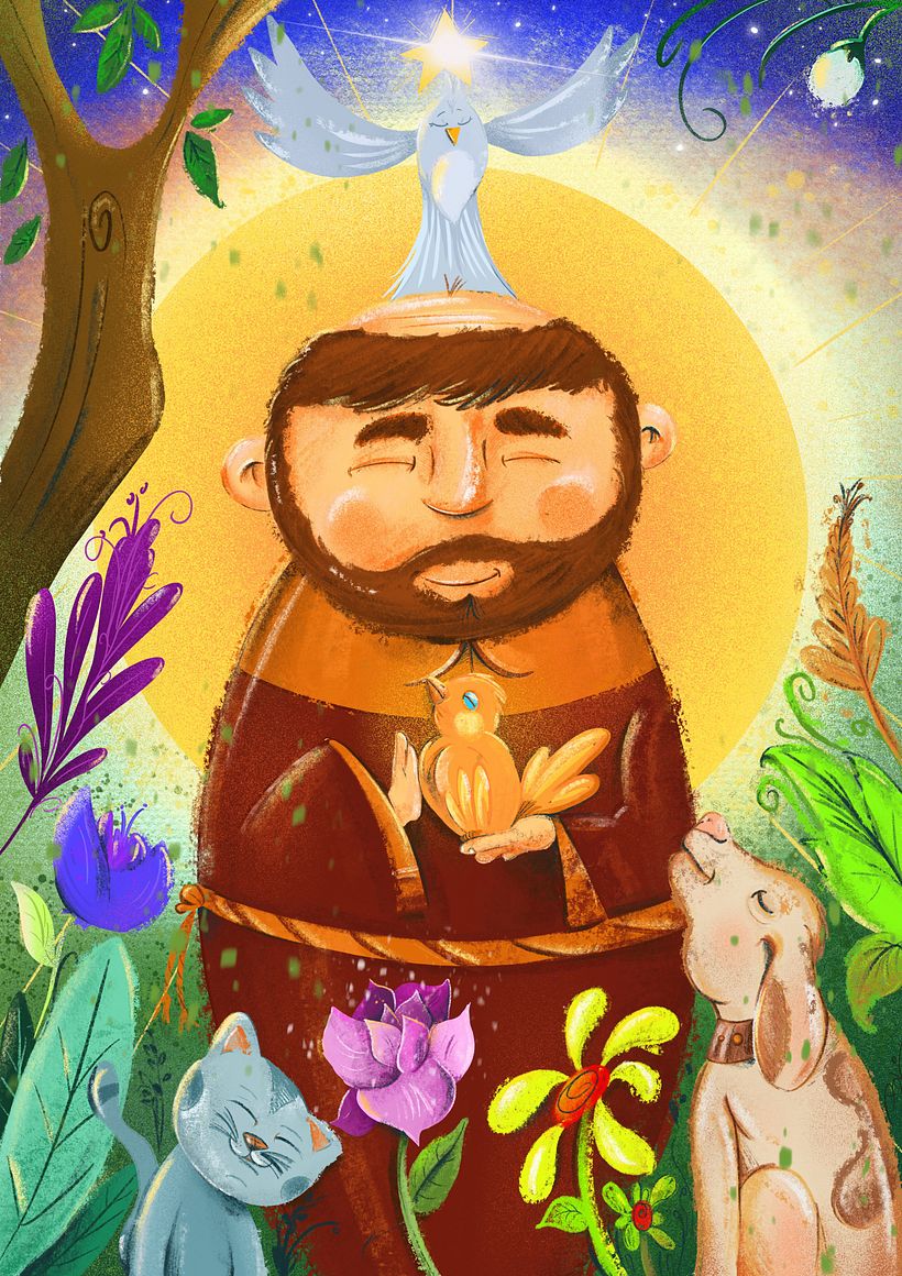 Ilustração autoral produzida com Procreate!