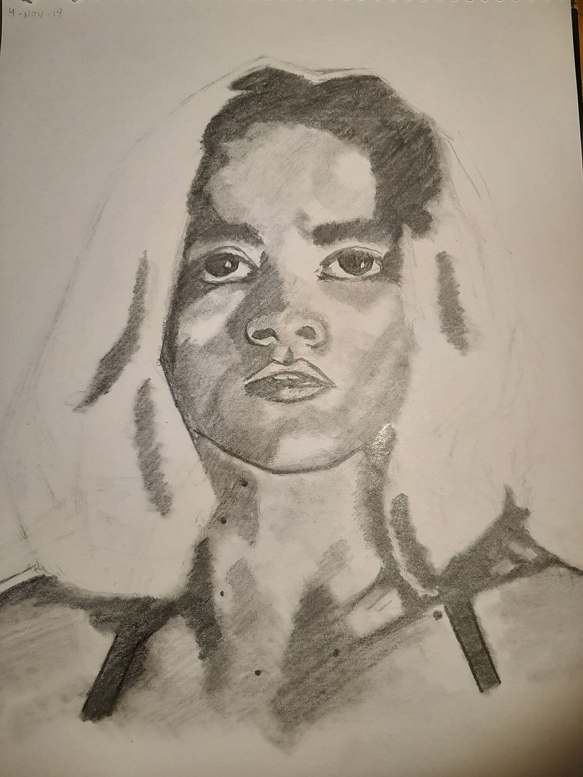 Mi Proyecto del curso: Retrato realista con lápiz de grafito 0