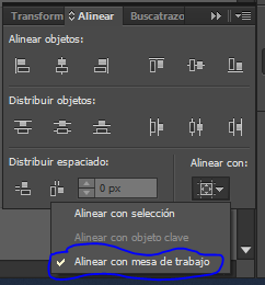 Ayuda, problema en illustrator al querer alinear objetos 2