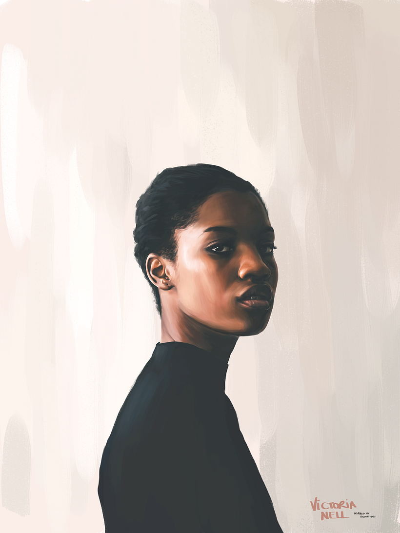 Portrait Illustrations with Photoshop -1
