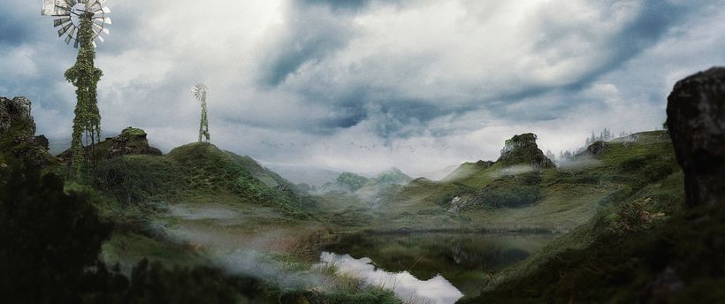Matte painting personal hecho solo para practicar