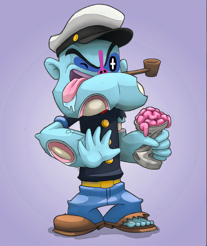 Zombie Popeye 90º Aniversario 5