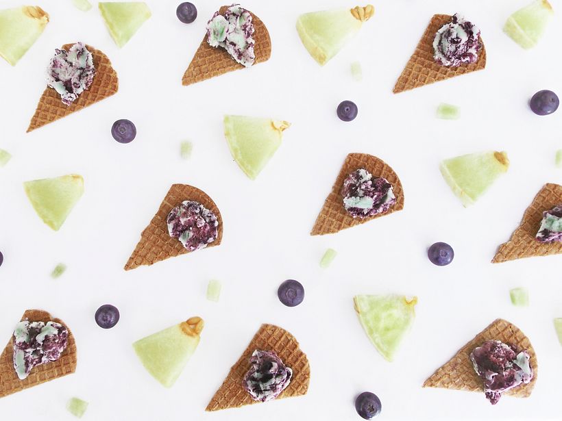 Mousse de Limón con Arándanos