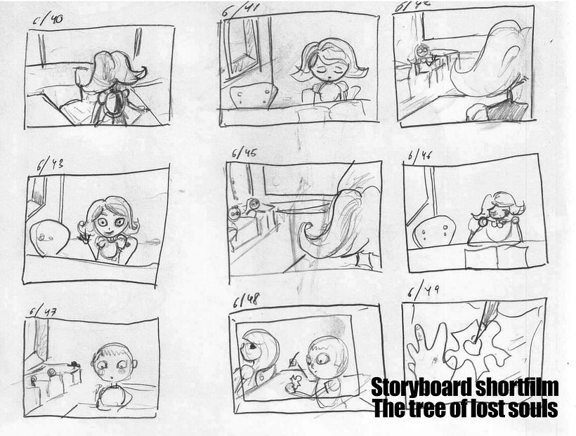 Storyboard El árbol de las almas perdidas (The tree of lost souls)