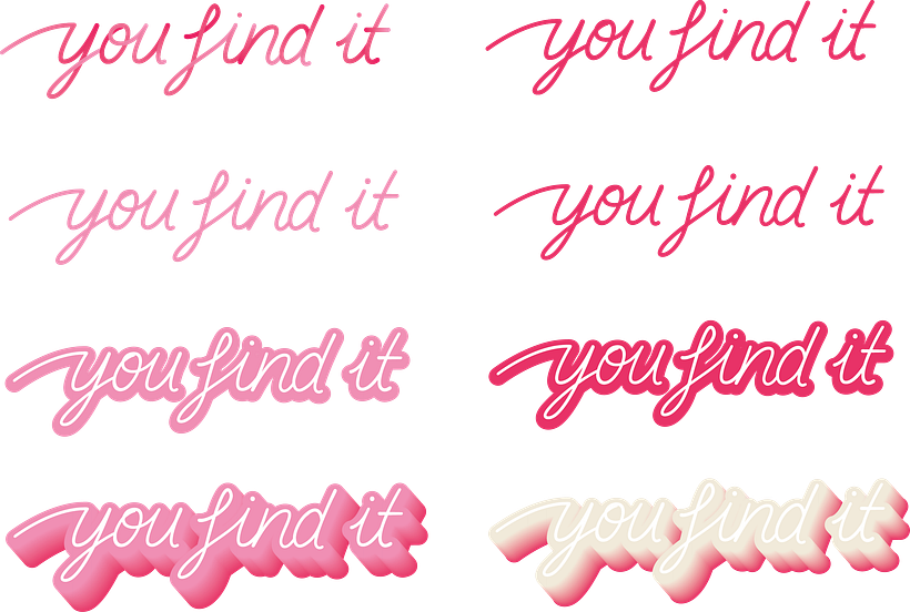 Lettering digital 12