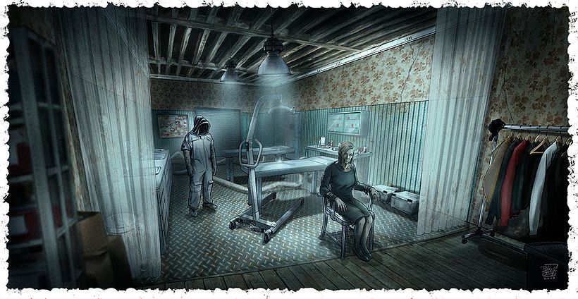 "Il silenzio della città bianca" / Storyboard e concept art 3