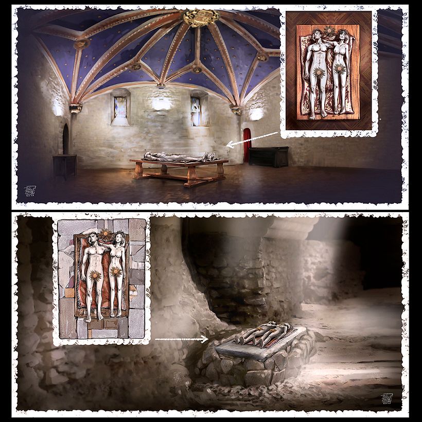 "Il silenzio della città bianca" / Storyboard e concept art 4