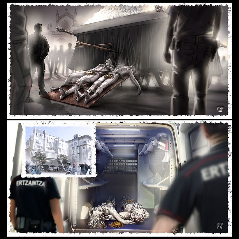 "Il silenzio della città bianca" / Storyboard e concept art 6