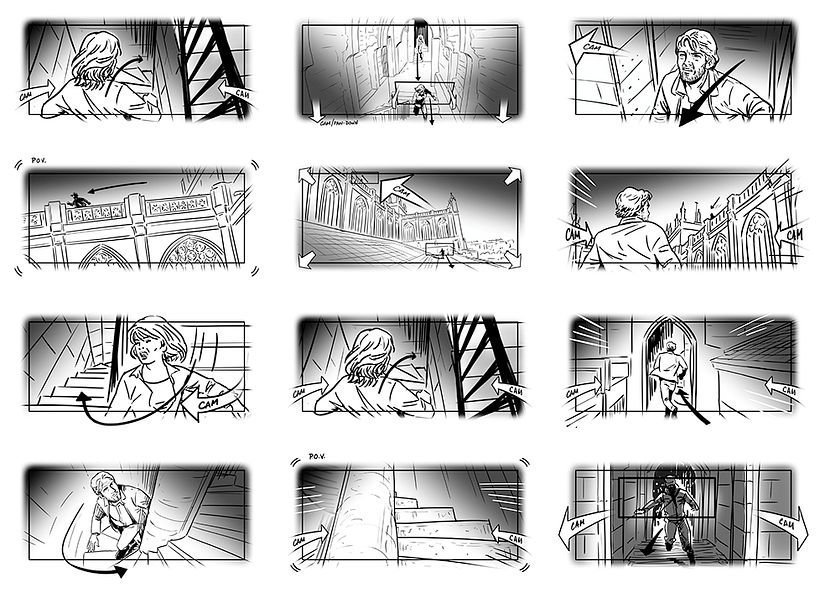 "Il silenzio della città bianca" / Storyboard e concept art 13