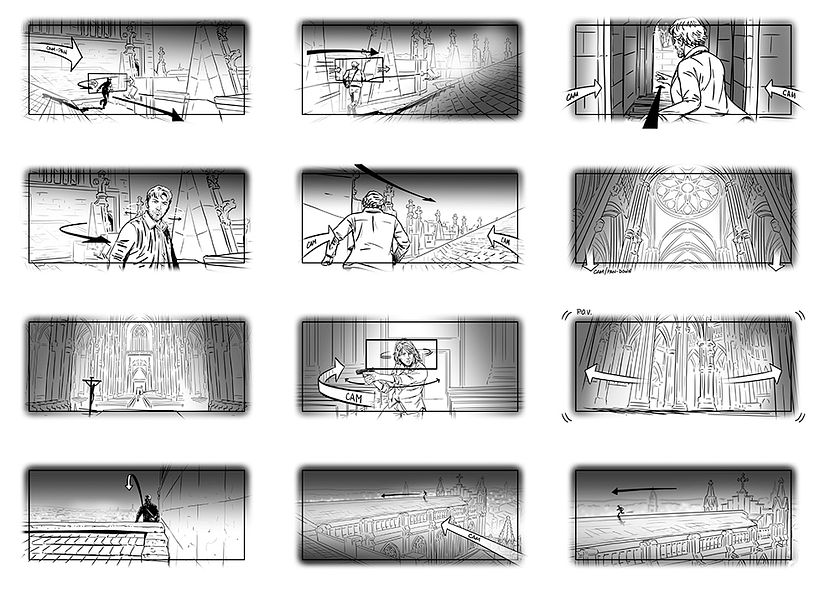 "Il silenzio della città bianca" / Storyboard e concept art 14