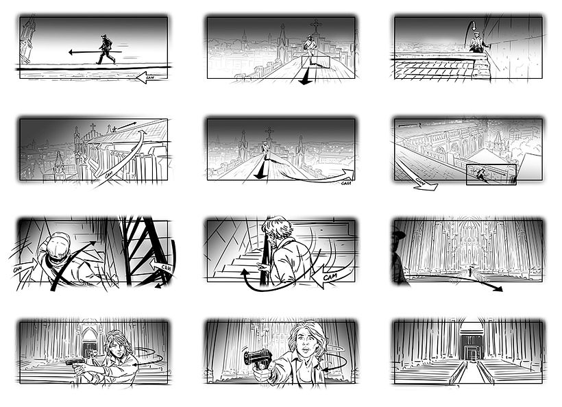 "Il silenzio della città bianca" / Storyboard e concept art 15