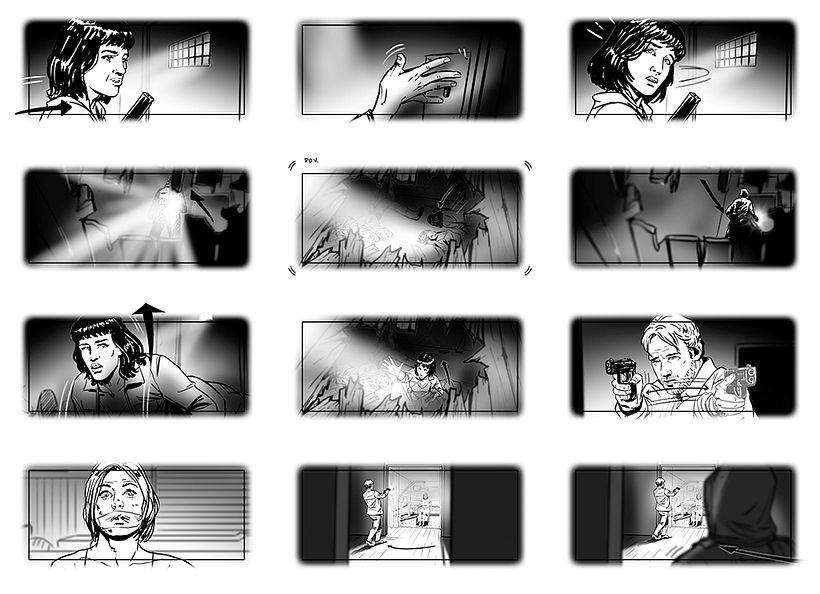 "Il silenzio della città bianca" / Storyboard e concept art 17
