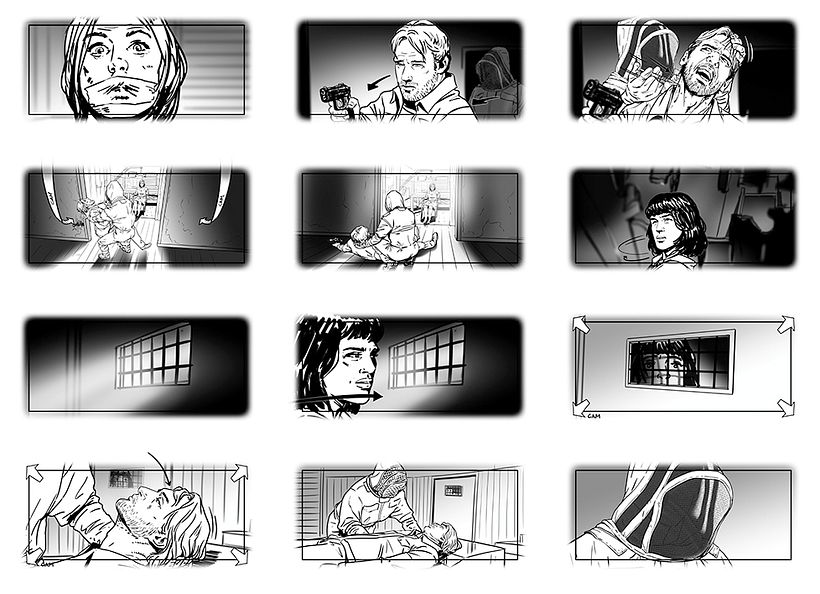 "Il silenzio della città bianca" / Storyboard e concept art 18