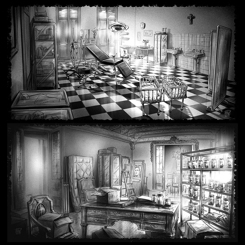 "Il silenzio della città bianca" / Storyboard e concept art 9